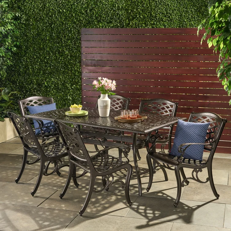 Ravenna 6 - Person Rectangular Outdoor Dining Set