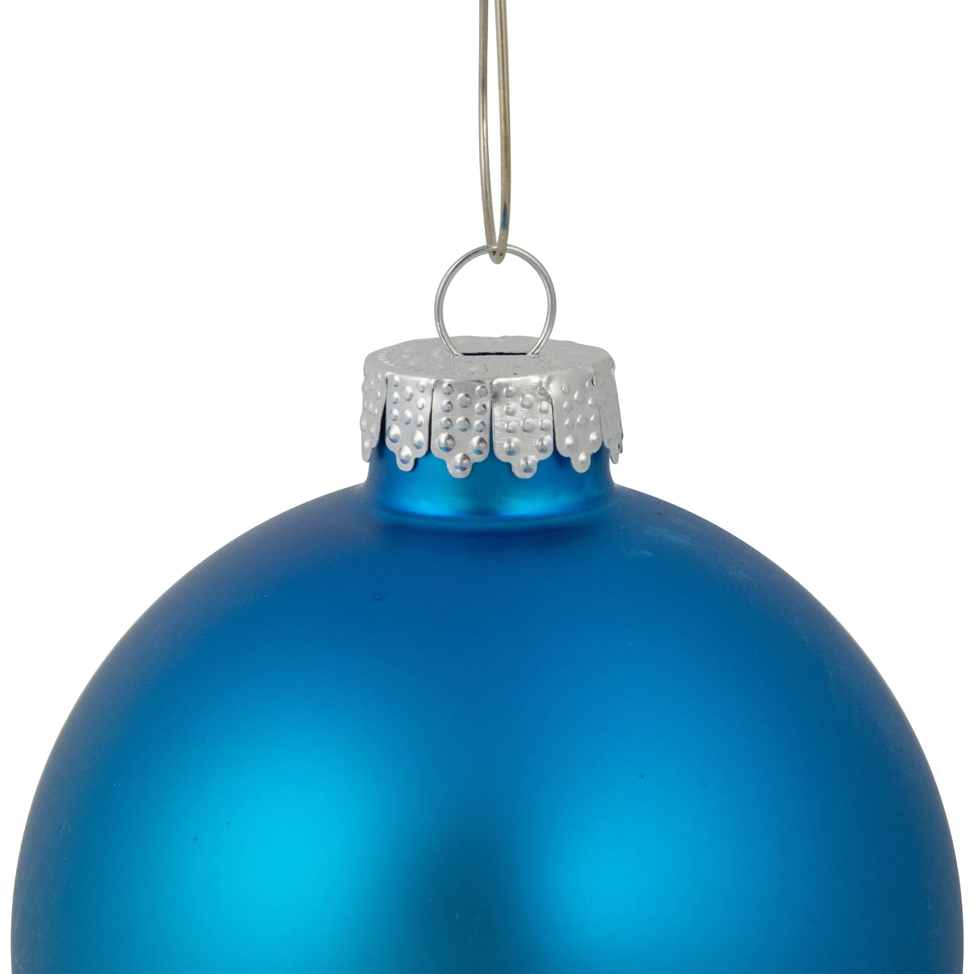 Matte Finish Glass Christmas Ball Ornaments 3.25