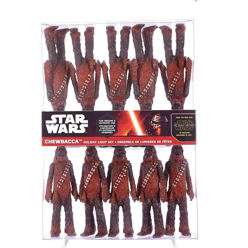 Kurt Adler UL 10-Light Star Wars Chewbacca Light Set