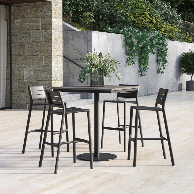 Eiland And Travira 4 - Person Square Outdoor Dining Set