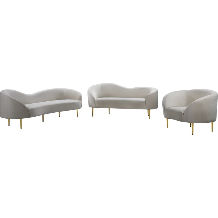 Shurtz 85.5'' Velvet Sofa