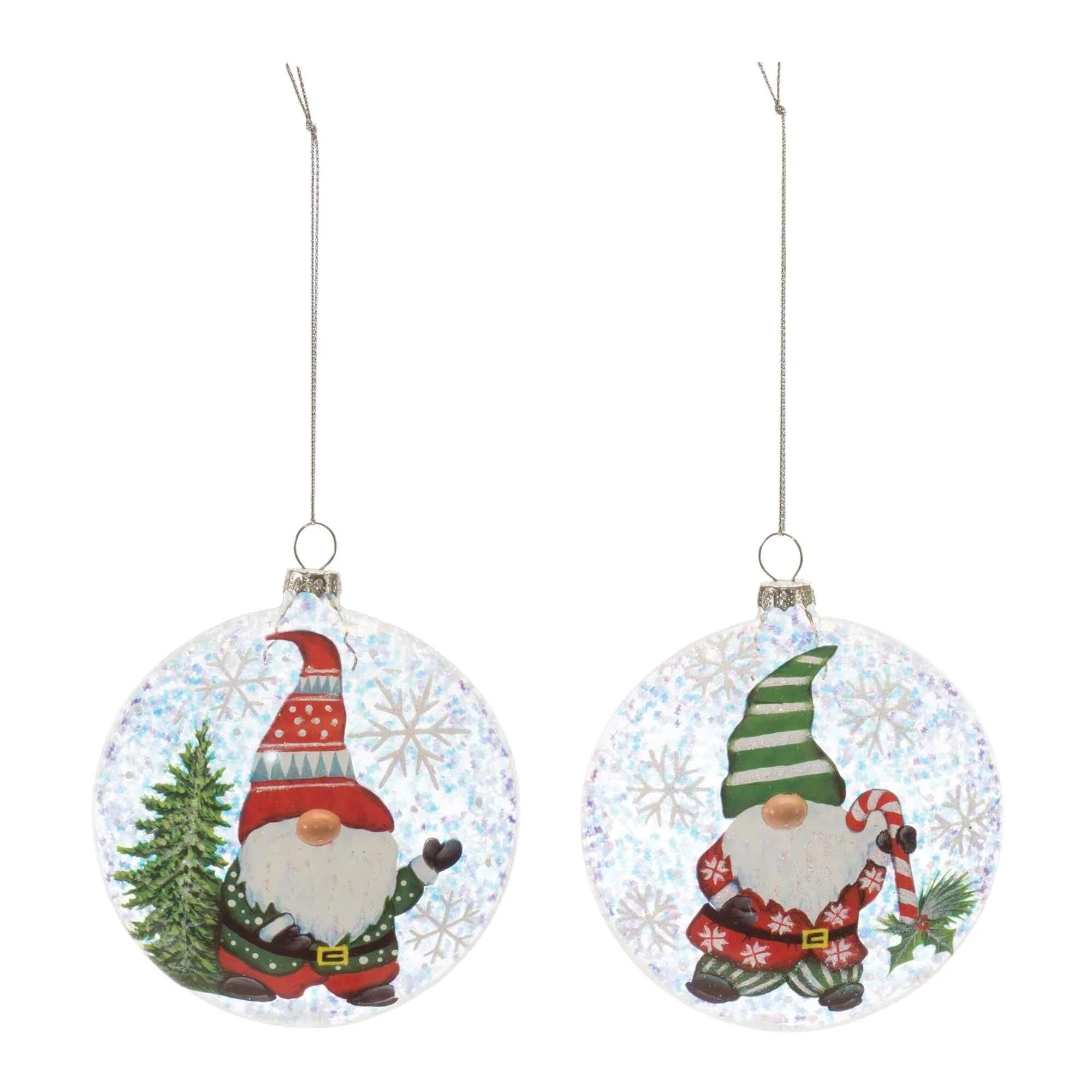 Gnome Glass Christmas Ball Ornaments - 4