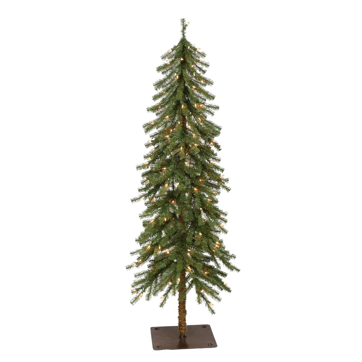Puleo International Pre-Lit 6' Alpine Artificial Christmas Tree