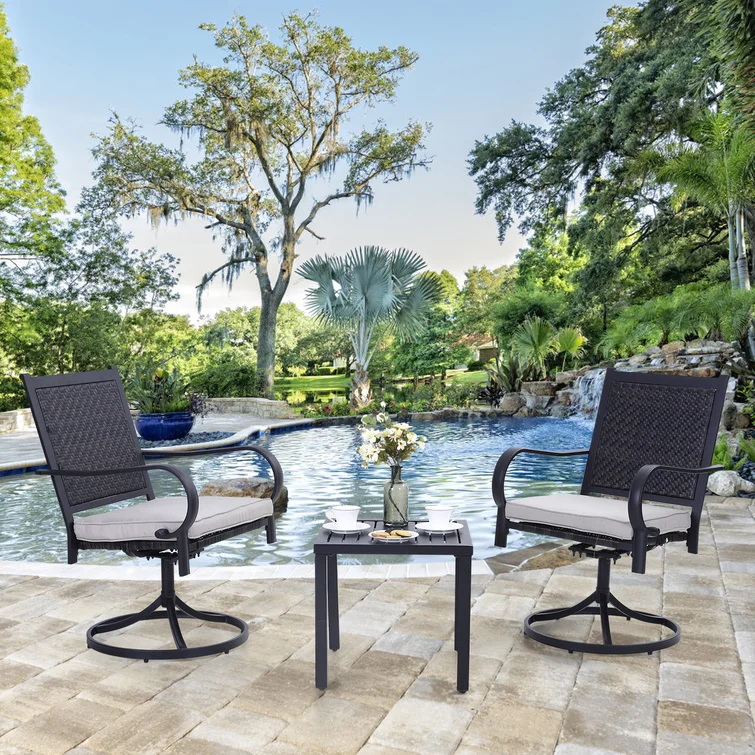 Alyah 2 - Person Square Outdoor Dining Set