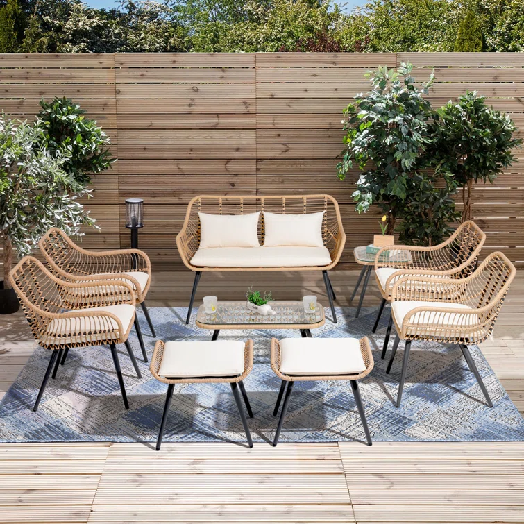 Marrakech 6 - Person Outdoor Seating Group with Cushions