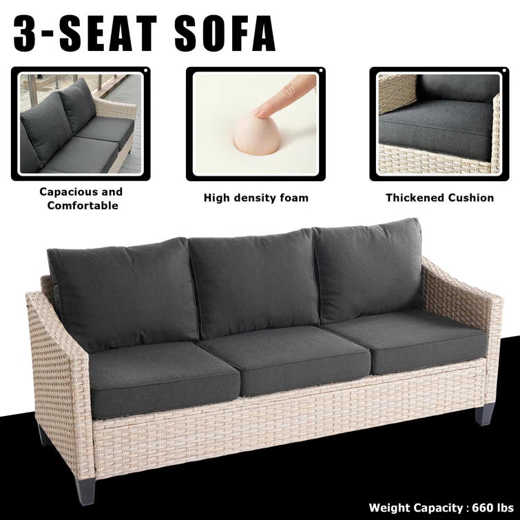 Quantrel 5 - Person Outdoor Seating Group with Cushions
