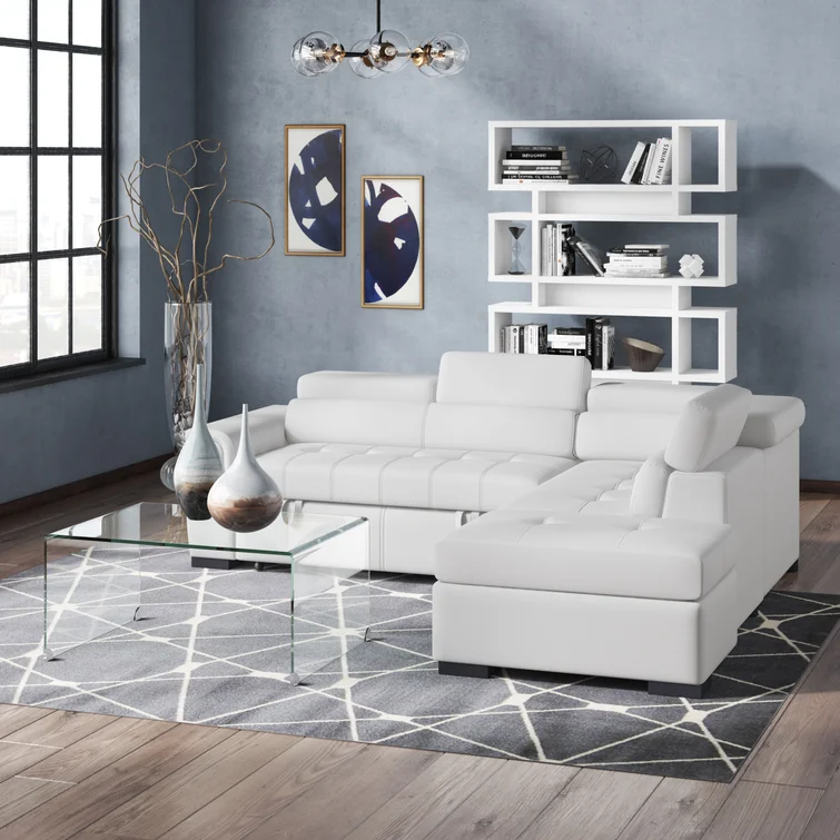 Menomonie Faux Leather Sectional