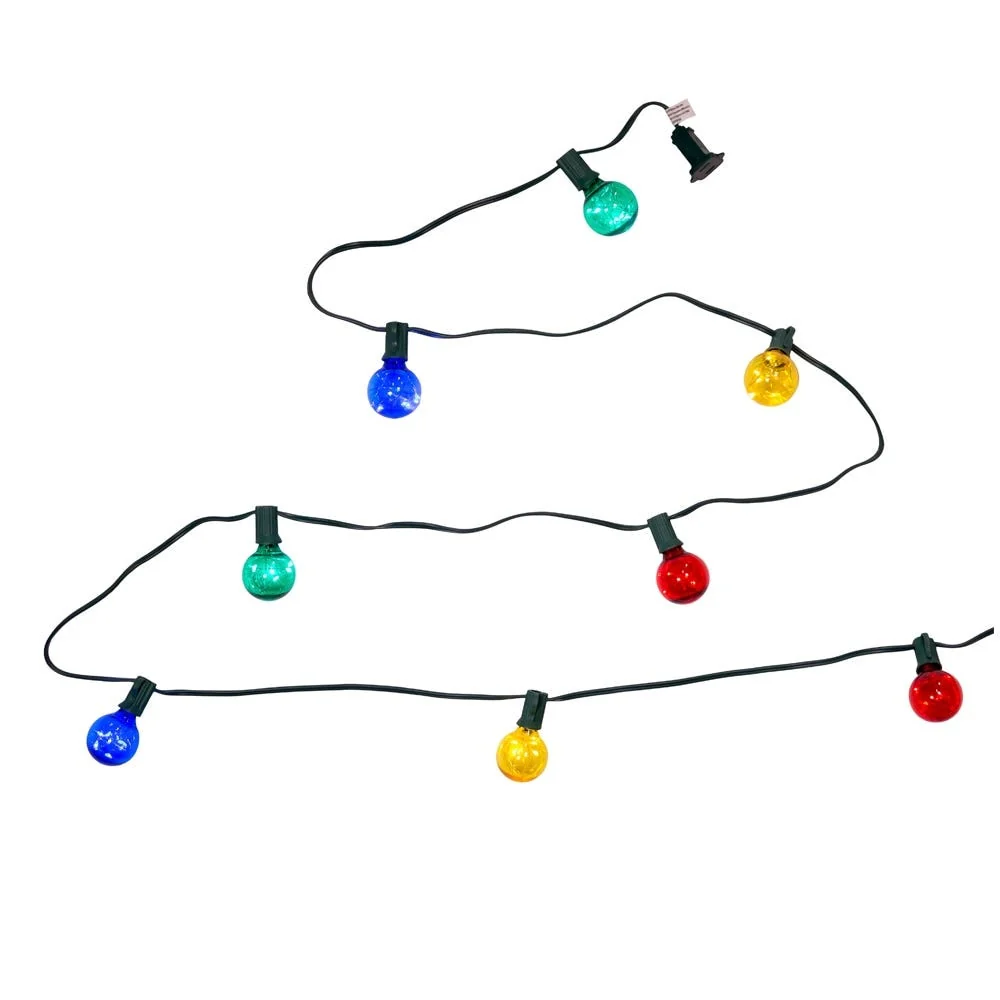 Kurt Adler UL 8-Light Multicolored Fairy Light G40 Light Set