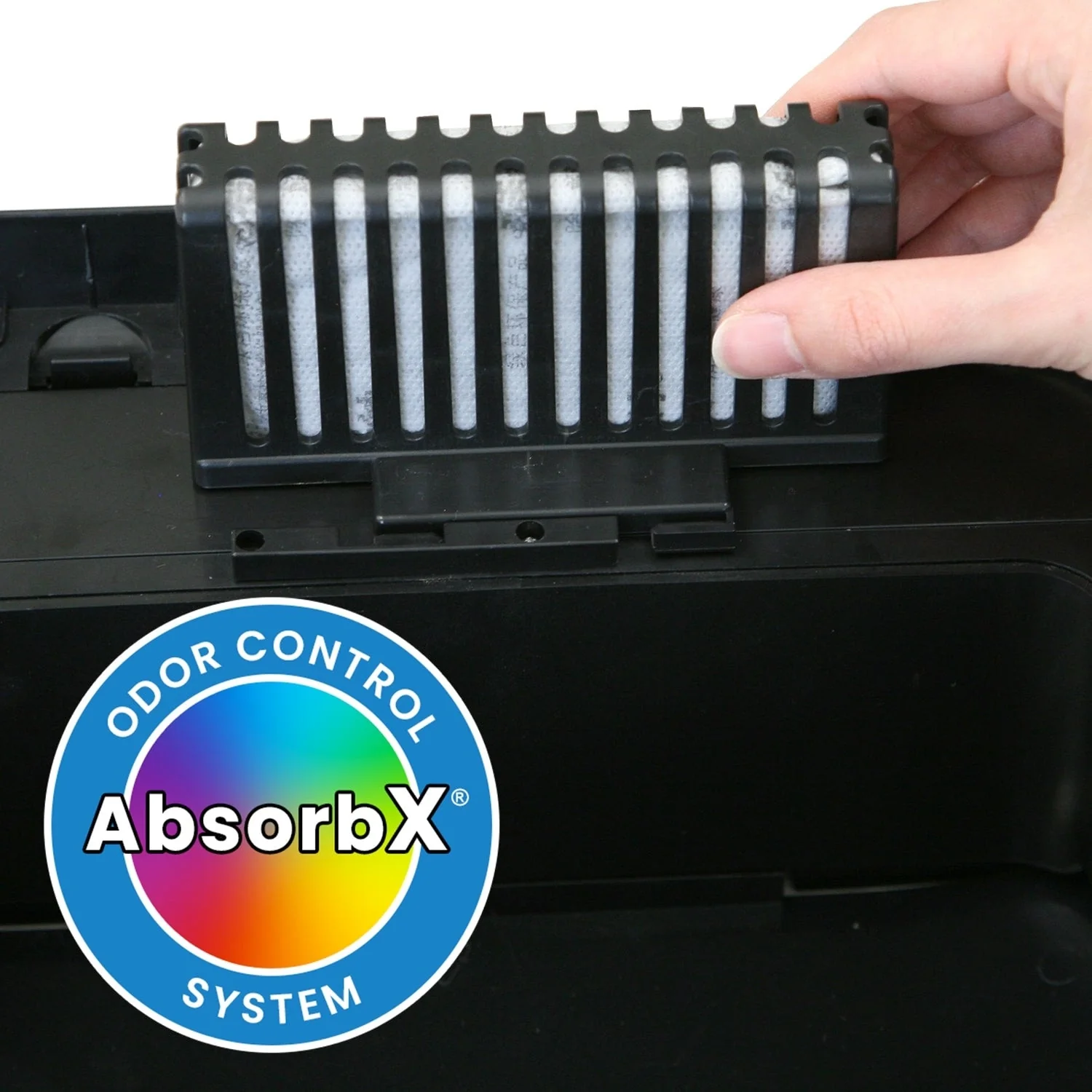 iTouchless AbsorbX Trash Can Odor Filters 2-Pack