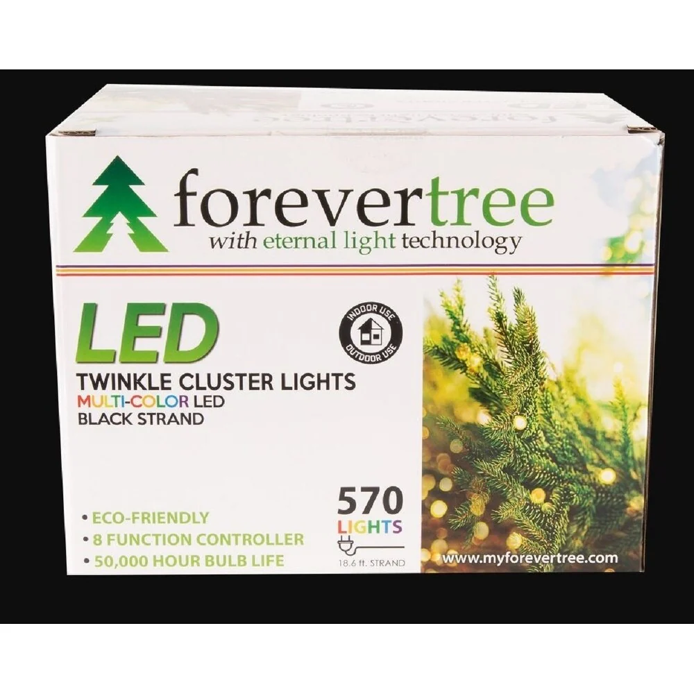 570 Multi LED Cluster Lights with Black Wire