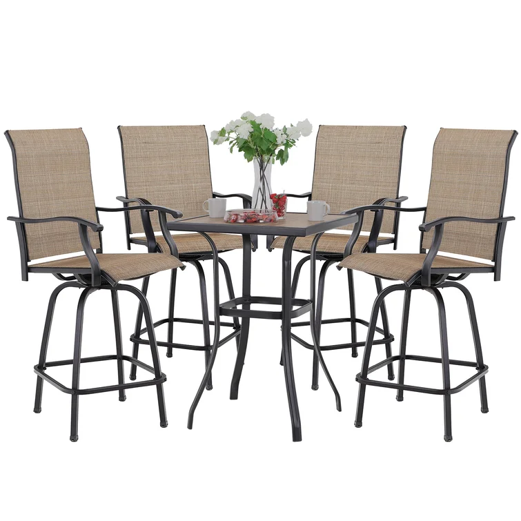 Alyne 4 - Person Square Outdoor Dining Set