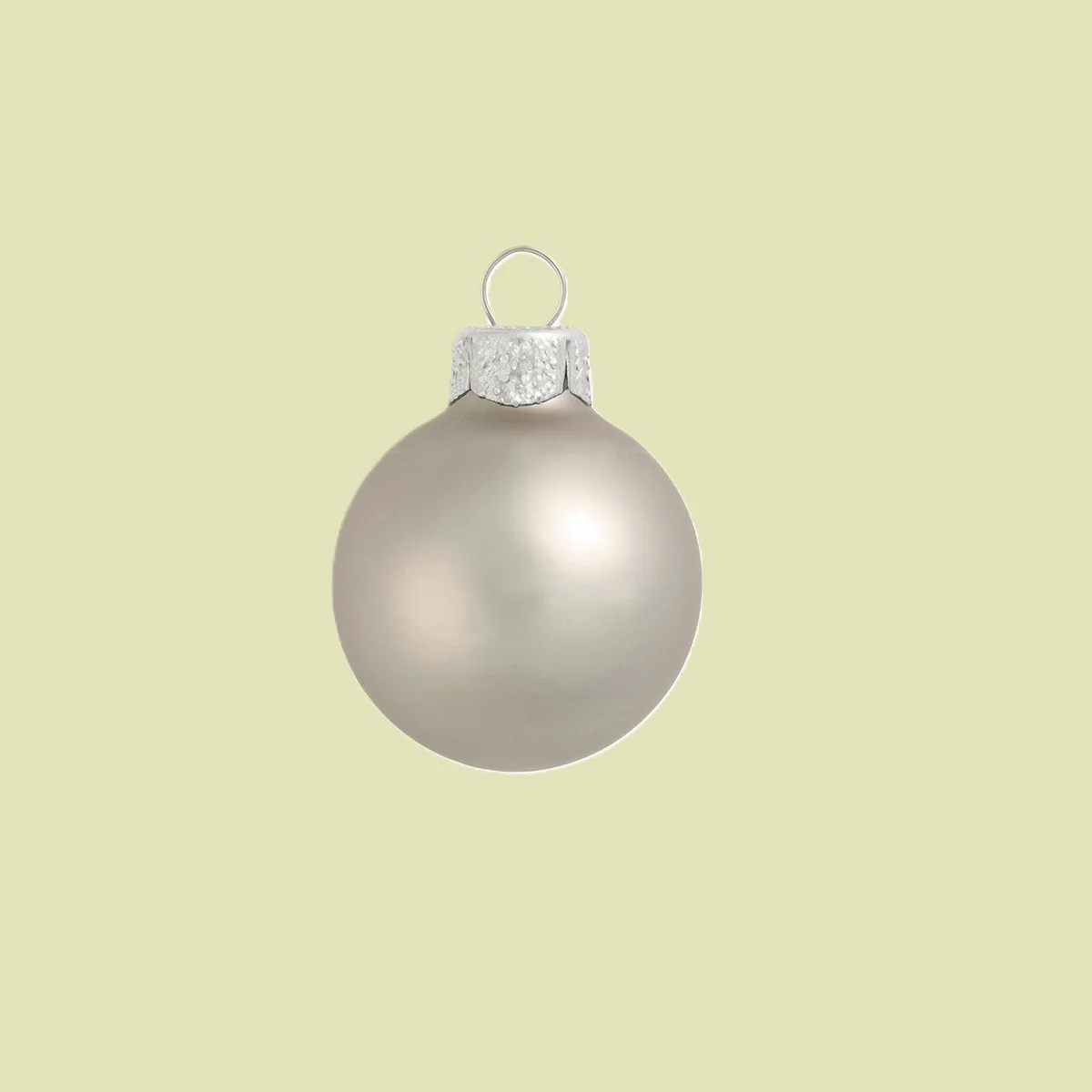 Matte Finish Glass Christmas Ball Ornaments 3.25