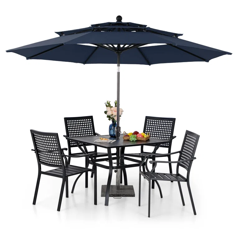 Alyah 4 - Person Square Outdoor Dining Set