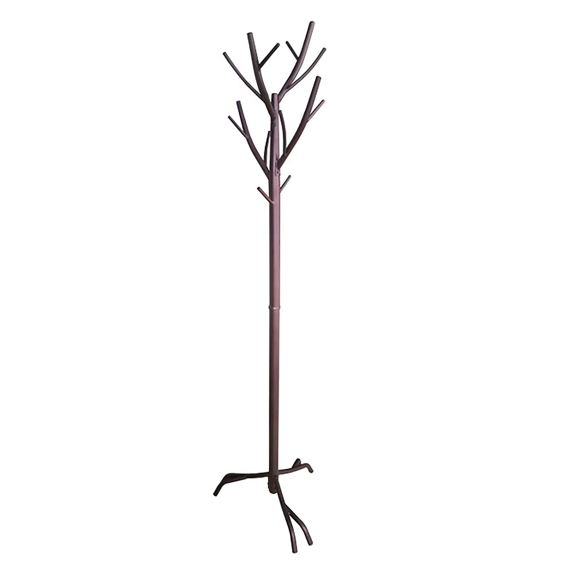 Metal Hall Tree Freestanding Coat & Hat Rack with Branches, Bronze