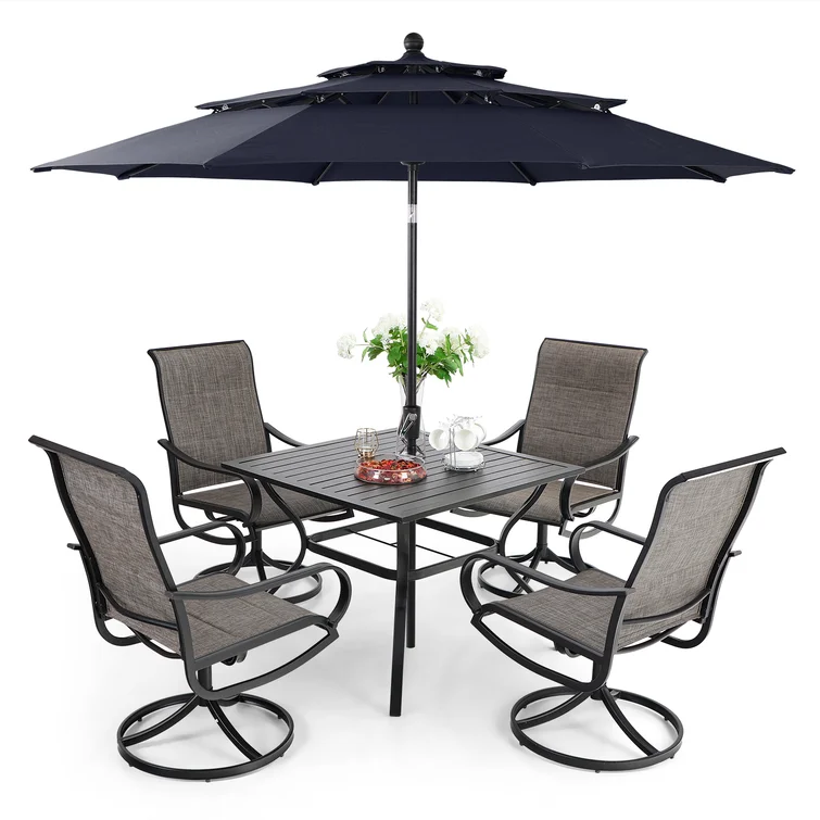 Alyah 4 - Person Square Outdoor Dining Set