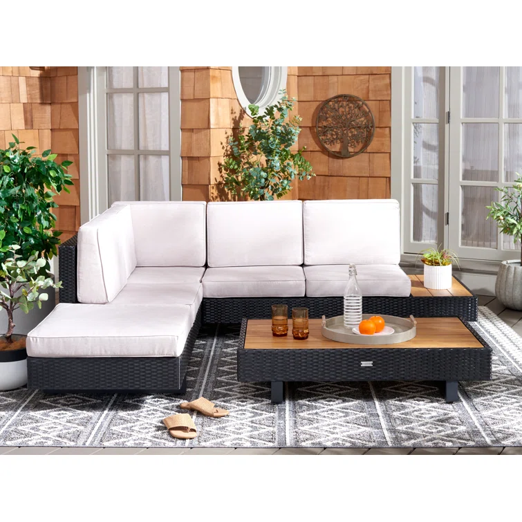 Reberta 5 - Person Outdoor Seating Group with Cushions
