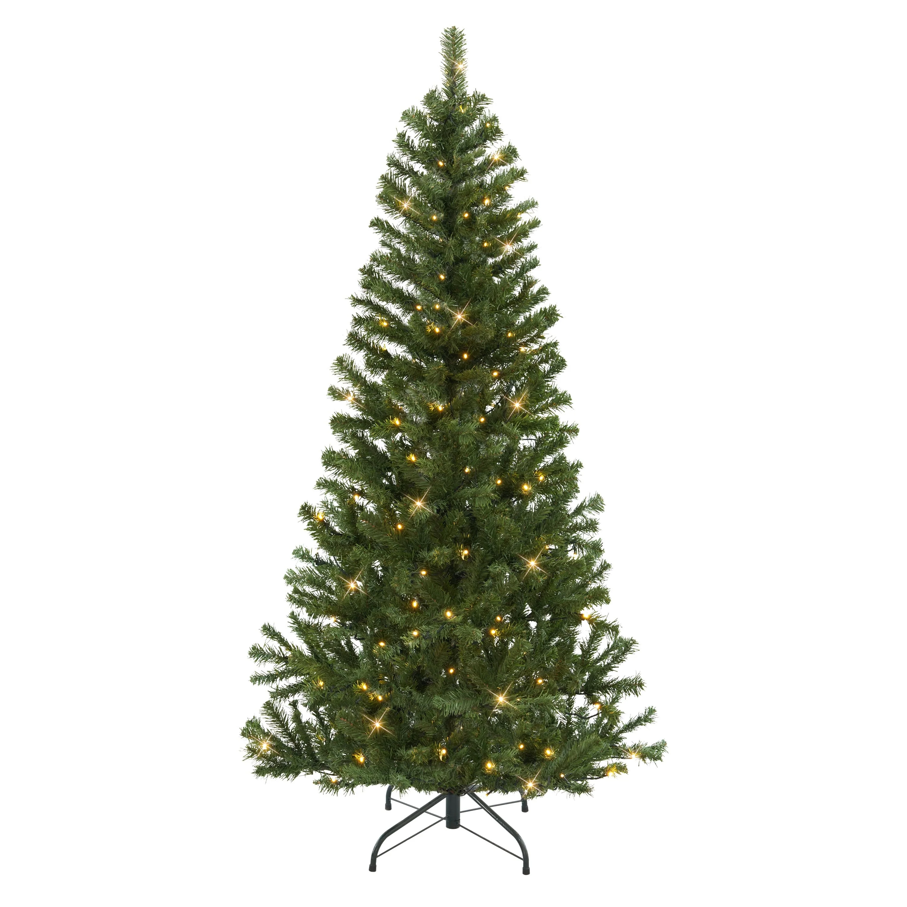 Puleo International 6' Pre-Lit Canadian Spruce Artificial Christmas Tree