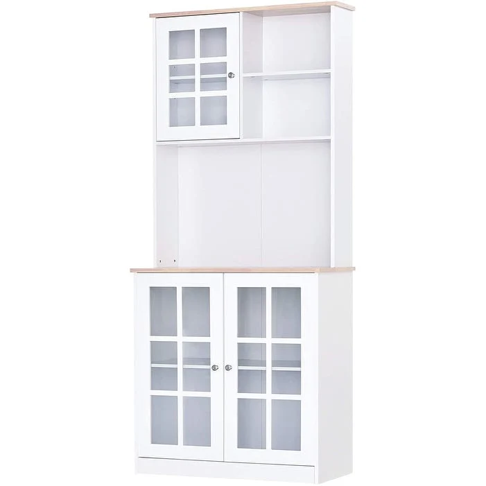 HOMCOM 72-inch Transitional Kitchen Cabinet Pantry