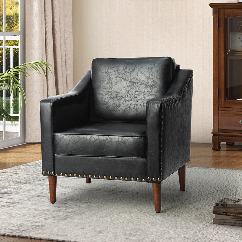 Rafaella Vegan Leather Armchair