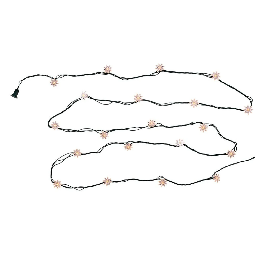 Kurt Adler UL 20-Light Clear Flower Light Set
