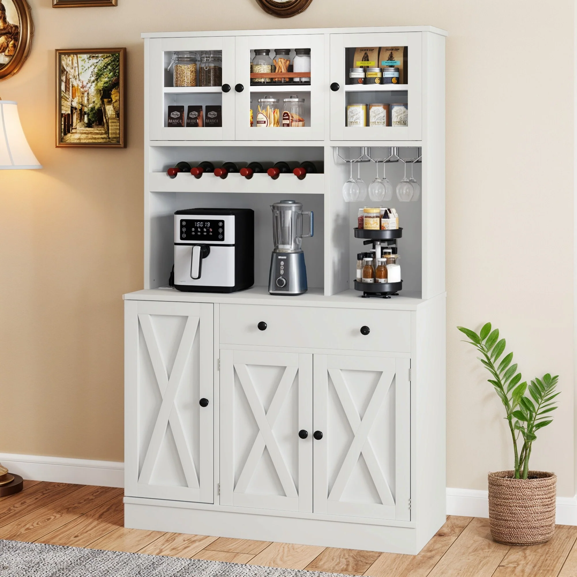 Moasis 71''H Kitchen Pantry Storage Cabinet - 40.9