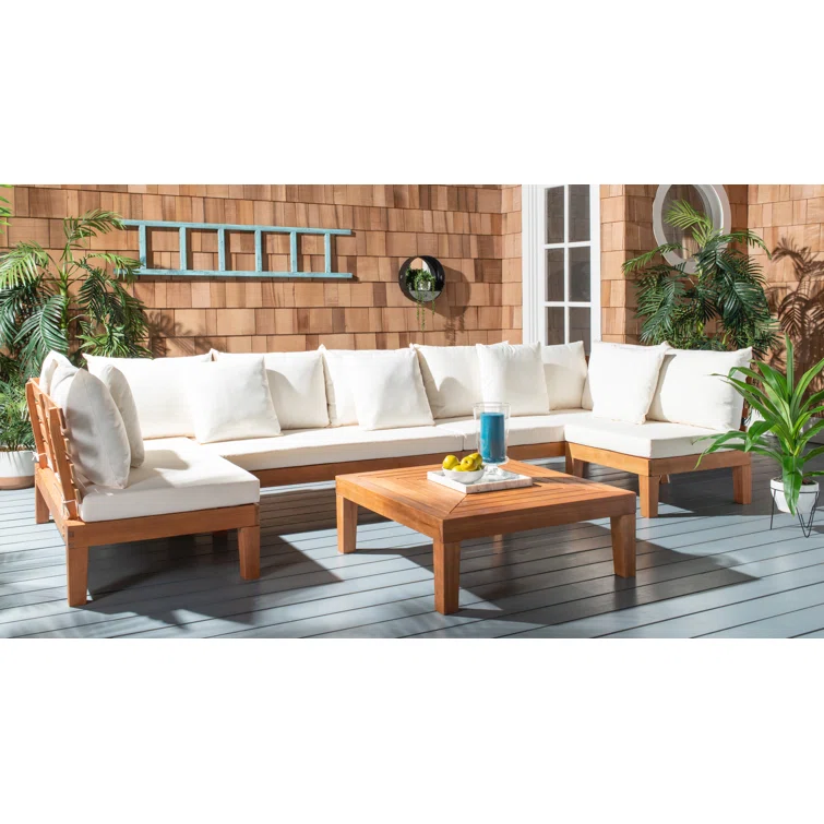 Tokarz 5 - Person Outdoor Seating Group with Cushions