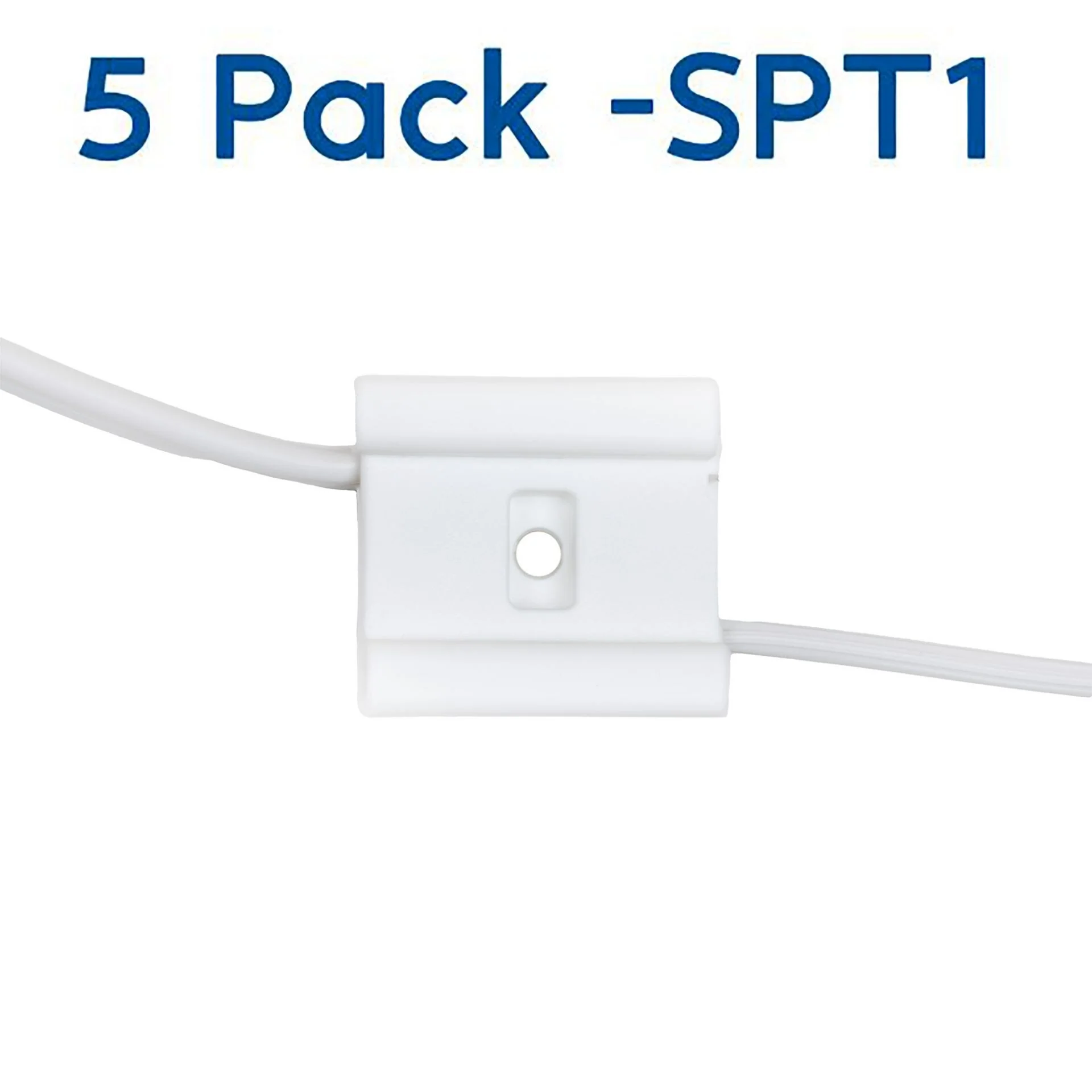 Novelty Lights SPT1 White Bridge Wire Connectors Use For Splicing SPT1 Zip Cord Wire