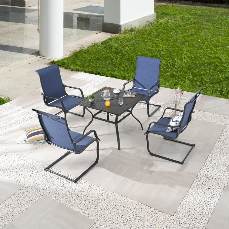Rusi 4 - Person Rectangular Outdoor Dining Set
