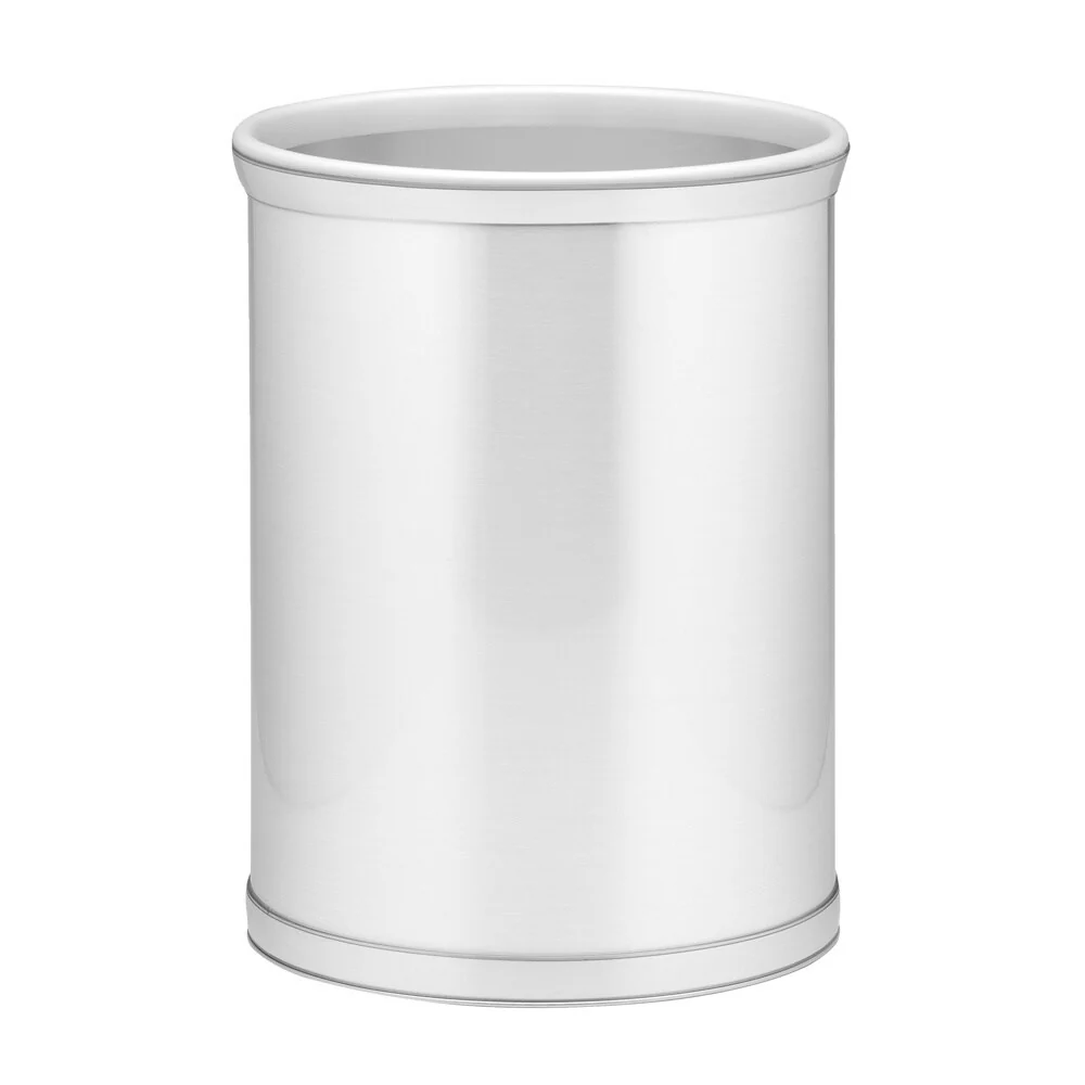 Mylar Metallic 14-inch Oval Waste Basket