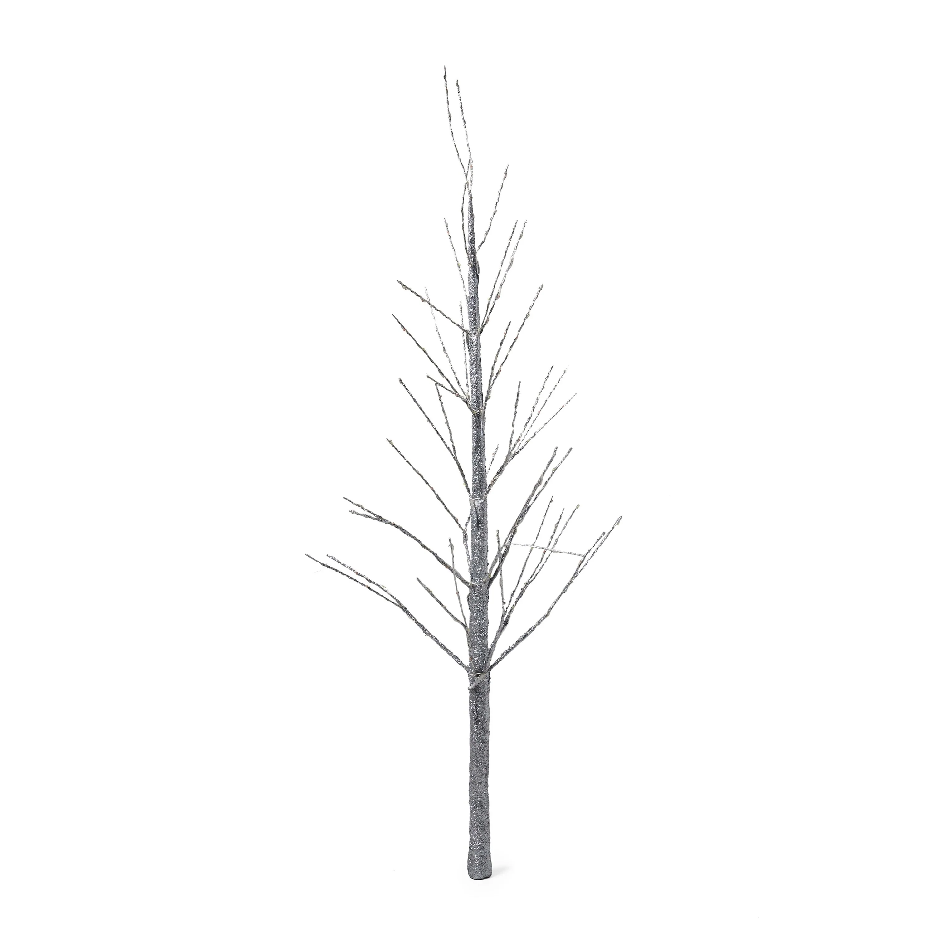 4FT LED Paper Twig Tree with Multi-Colored Lights, Eco-Friendly Holiday Décor