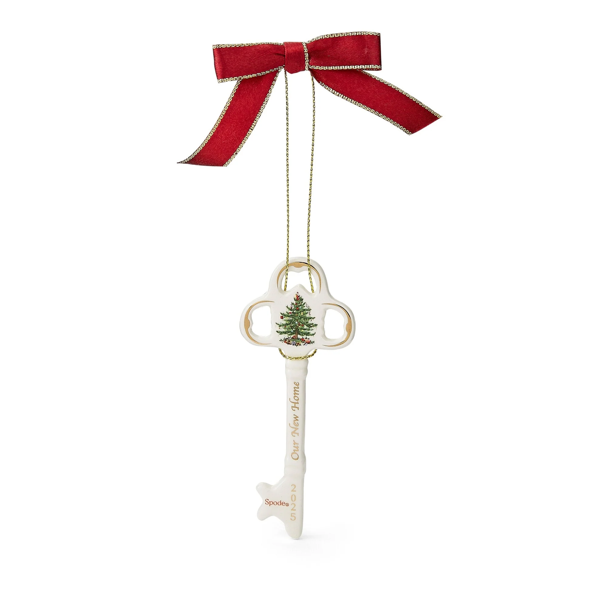 Spode Our New Home Key Ornament 2025
