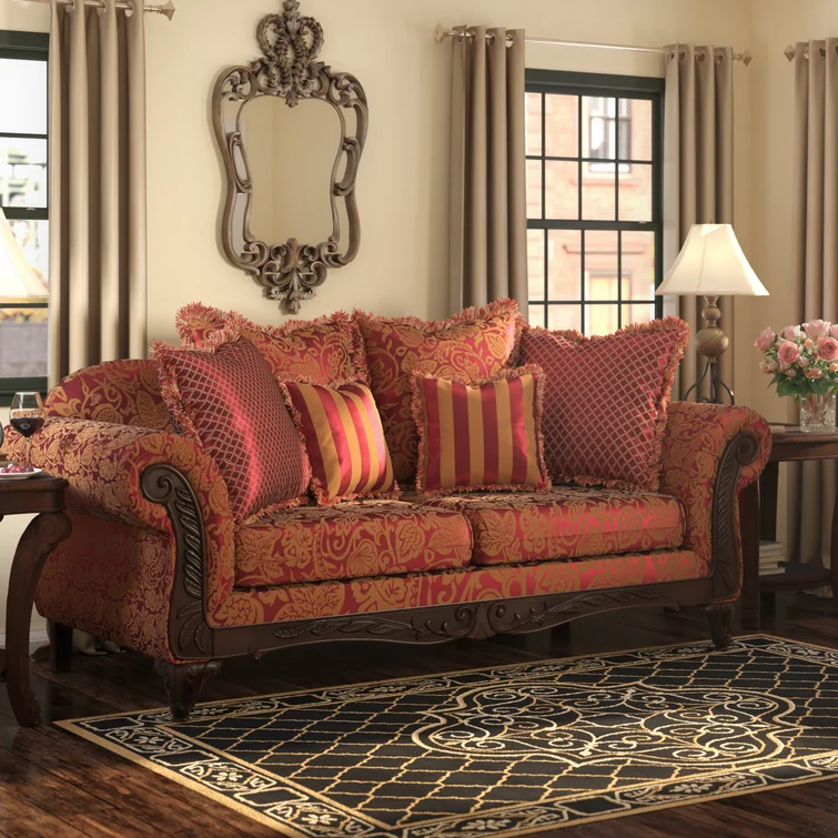 Lathem 93'' Upholstered Sofa