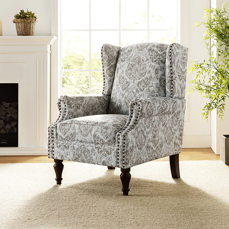 Felix Armchair with Spindle Legs