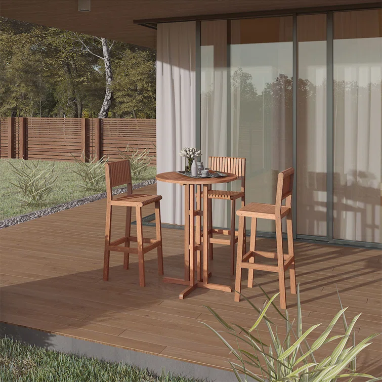 3 - Person Square Outdoor Dining Set