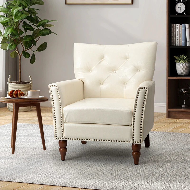 Klaus Vegan Leather Armchair