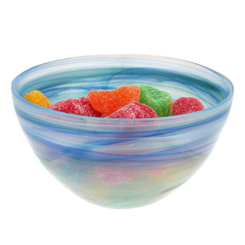 Aqua Blue Alabaster Glass 6