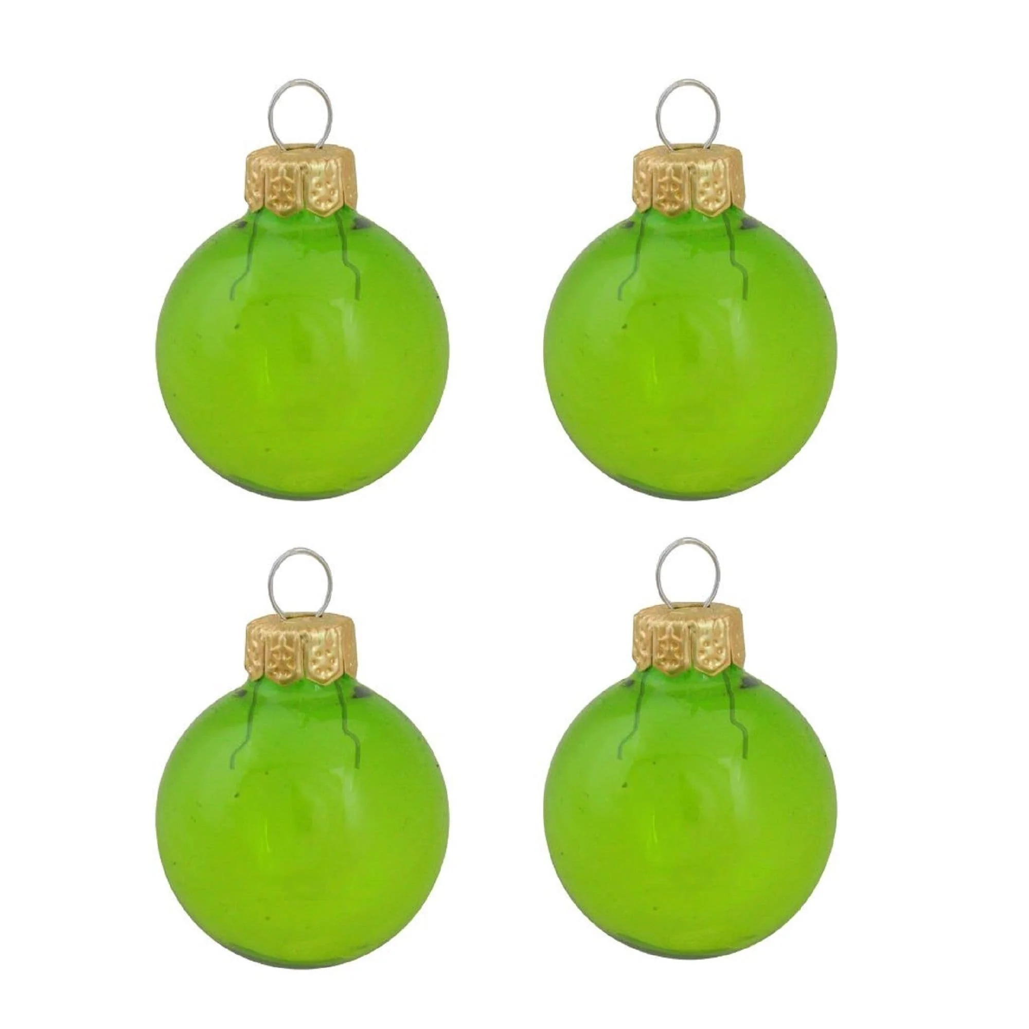 Matte Finish Glass Christmas Ball Ornaments 4.75