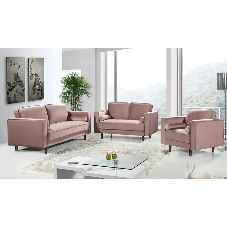 Akinori 59'' Velvet Loveseat