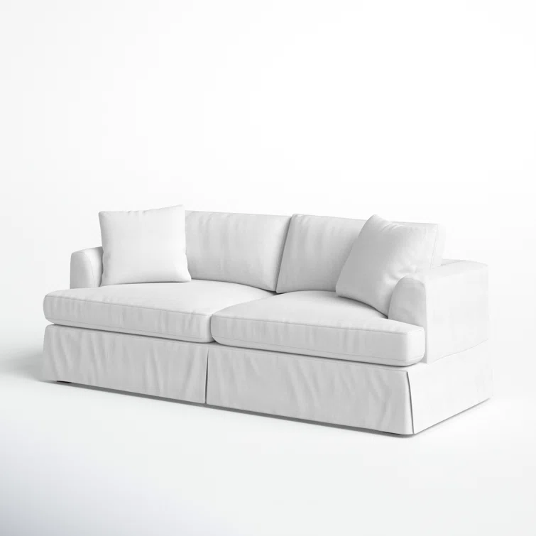 Lucia 92.5'' Slipcovered Sofa