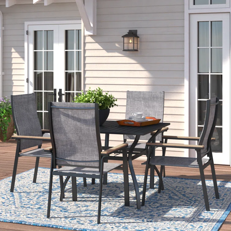 Alyah 4 - Person Square Outdoor Dining Set