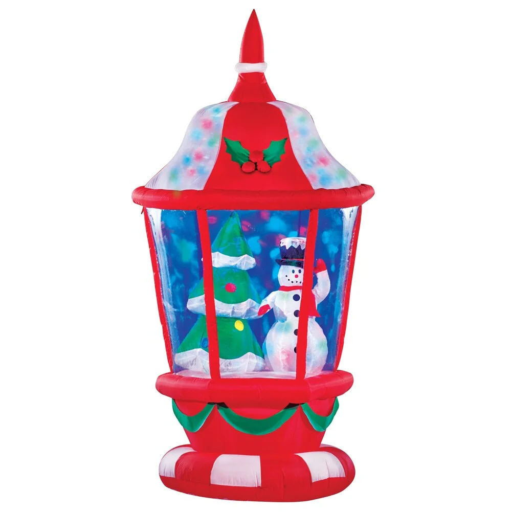 Inflatable Christmas Lantern Outdoor Decoration - 13.200 x 10.500 x 5.600