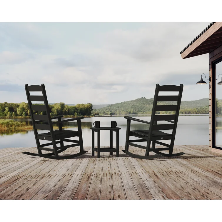 Shaker 3-Piece Porch Rocking Chair Set