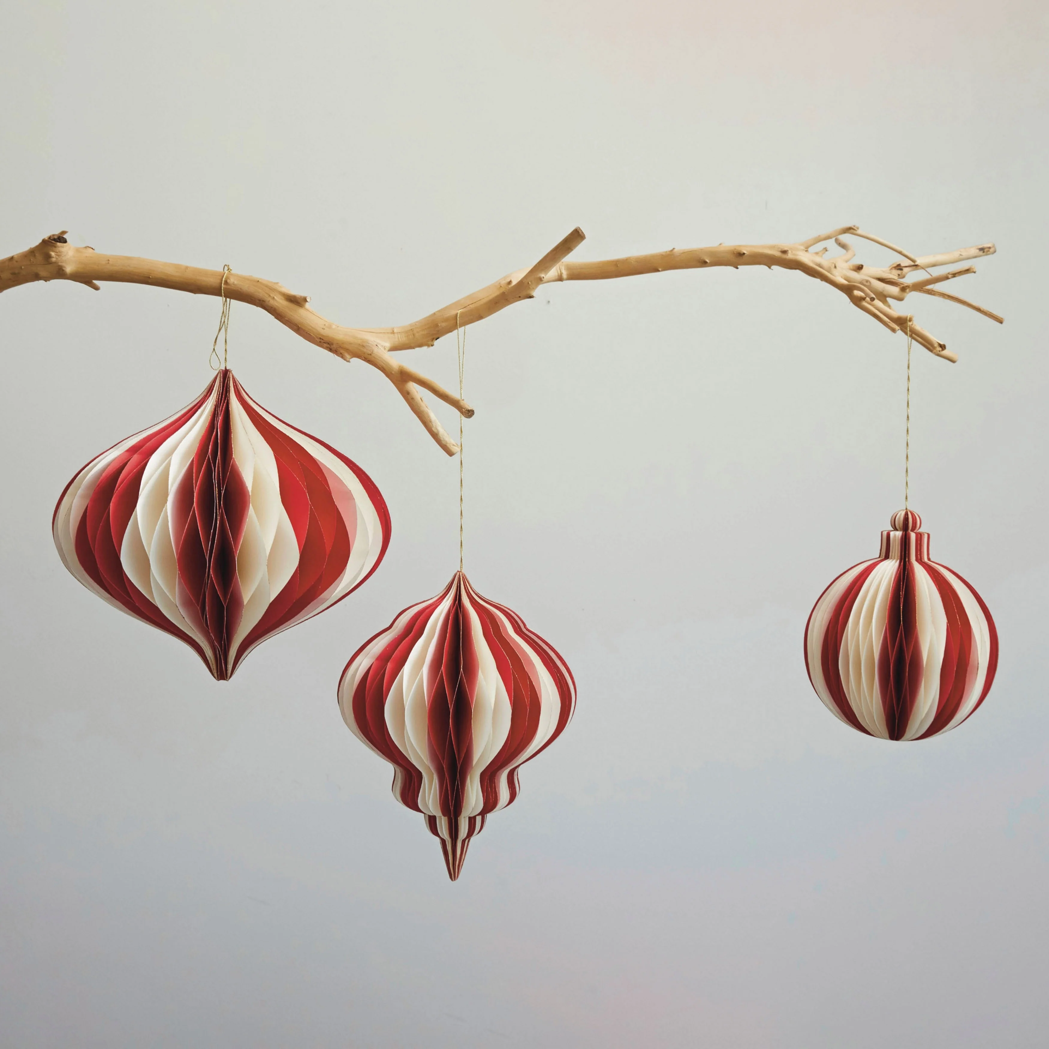Glittering Honeycomb Paper Ornament
