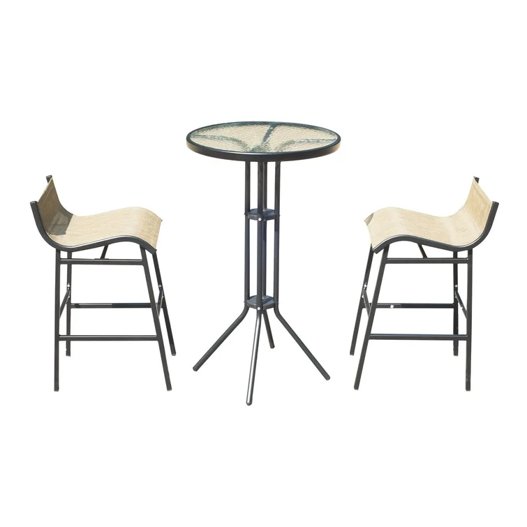 Hessler 2 - Person Round Outdoor Dining Set