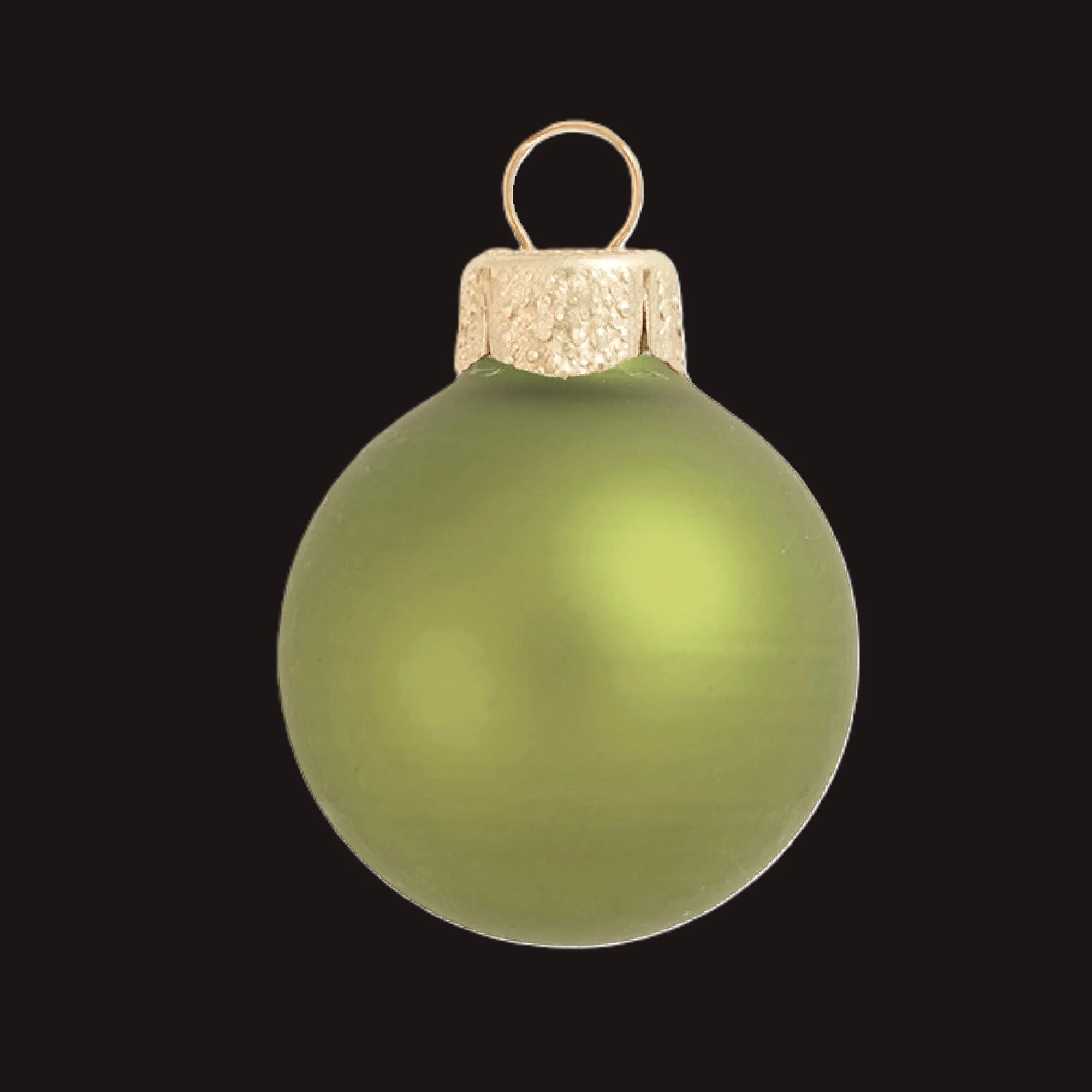Matte Christmas Glass Ball Ornaments - 2.75