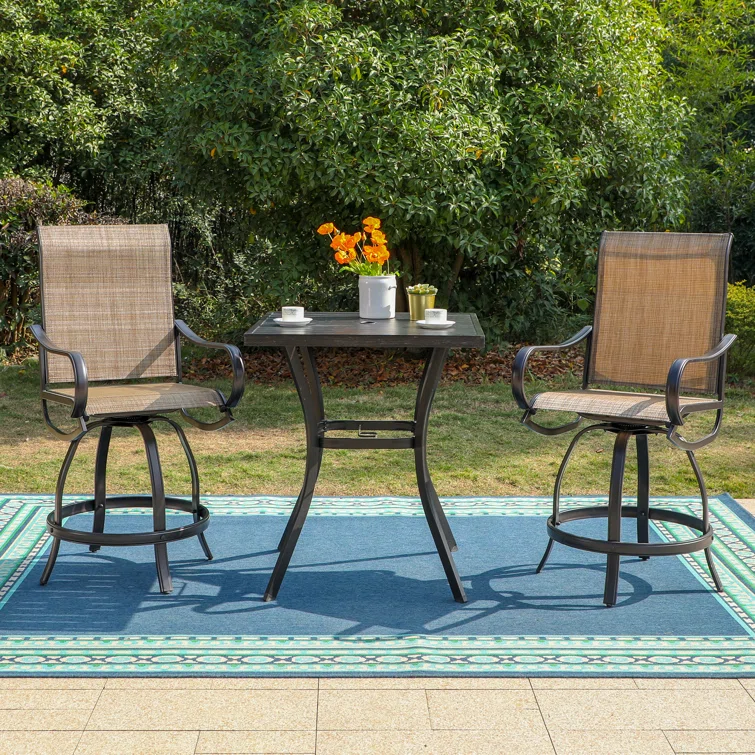 Alyne 2 - Person Square Outdoor Dining Set