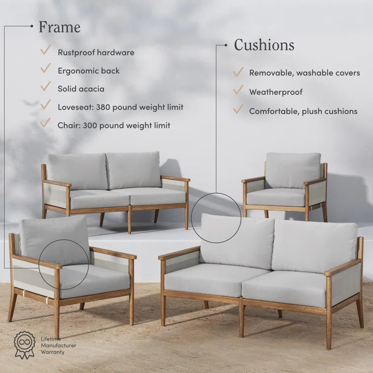 Rydell 6 - Person Outdoor Seating Group