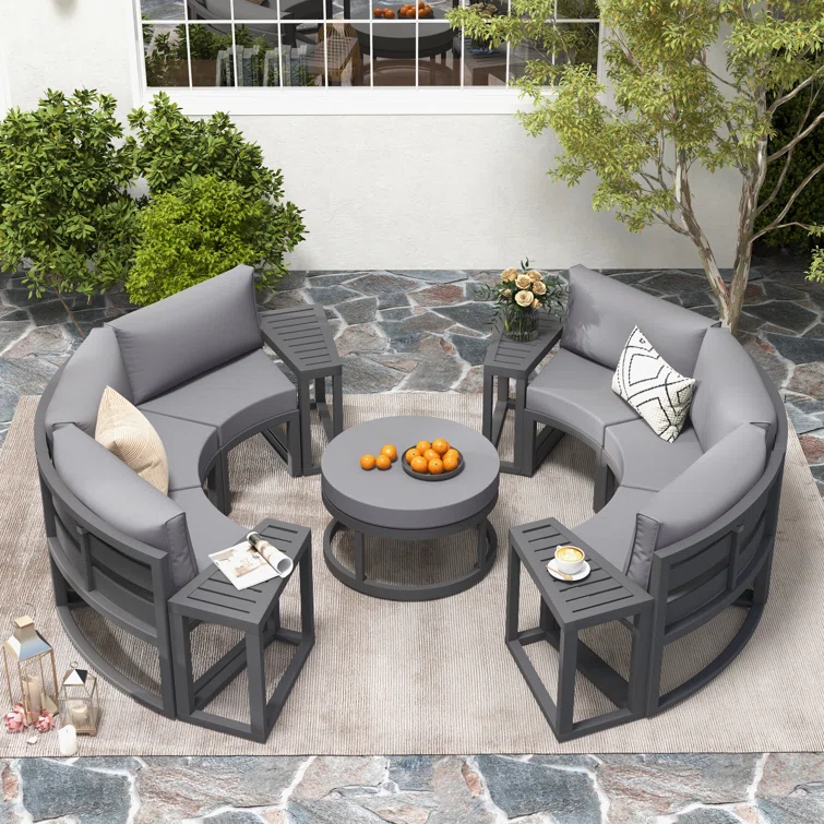 Paxten 6 - Person Outdoor Seating Group With Cushions