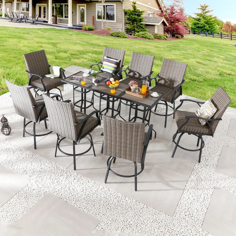 8 - Person Square Outdoor Dining Set