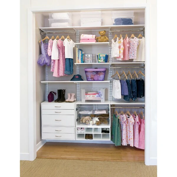 Organized Living freedomRail White Wood Shelf (30 x 14)
